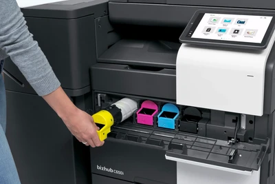 Automatinis spausdintuvo kasetės pristatymas